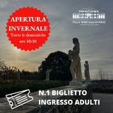 N.1 Biglietto Ingresso Adulti Apertura Invernale 2026 - Villa Godi Malinverni