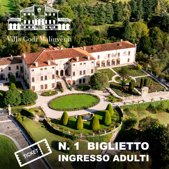 N.1 Biglietto Ingresso Adulti - Villa Godi Malinverni